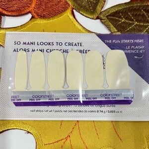 Color Street Glow Glitter Accent Nail Strips
